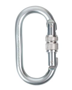 Steel Screwgate Carabiner, 16 mm Gate 