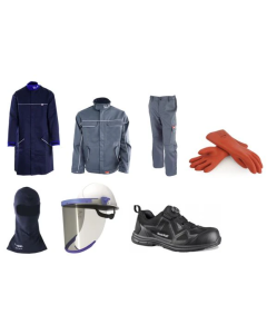 EV PPE Protection Kit inc Jacket Trousers Gloves & Visor