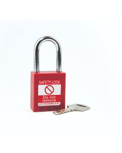 Nylon body Safety Padlock - 38mm clearance Steel Shackle1