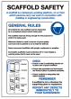 General Awareness Safety Posters - 'Scaffold Safety'