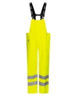 High Viz Arc Flash Yellow Waterproof Salopettes 21.1cal/cm2
