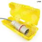 Industrial Large Plug Lockout Yellow