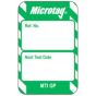 Microtag Inserts - Green - Pack of 20