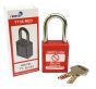 Nylon body Safety Padlock - 38mm clearance Steel Shackle1