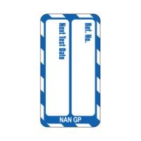 Nanotag Insert - Blue - Test Due - Pack of 10