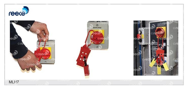 MLH7 Multi-lock non-conductive lockout hasp