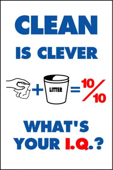 Housekeeping Posters - 'Clean Is Clever'