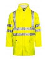 High Viz Arc Flash Yellow Waterproof Jacket 21.1cal/cm2