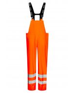 High Viz Arc Flash Orange Waterproof Salopettes 21.1cal/cm2