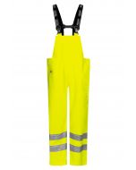 High Viz Arc Flash Yellow Waterproof Salopettes 21.1cal/cm2