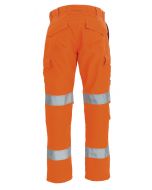 Arc Flash Non-Metal Hi-Viz Orange Trousers with Reflective Tape 8.7cal/cm2