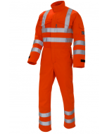 Arc Flash High Vis Orange Coverall 9.8cal/cm2