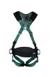 MSA V-FORM+ Harness, Back/Chest/Hip D-Ring, with Waist Belt, Bayonet Buckles