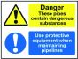 Magnetic Lockout Wall Sign 450x600mm Danger