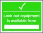 Magnetic Lockout Wall Sign 450x600mm Lockout equipment available from