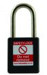 XENOY Padlock BLACK, keyed differently