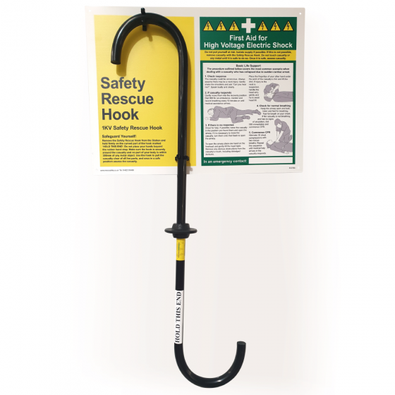 Safety Rescue Hook 1kV complete with landscape Rescue Station