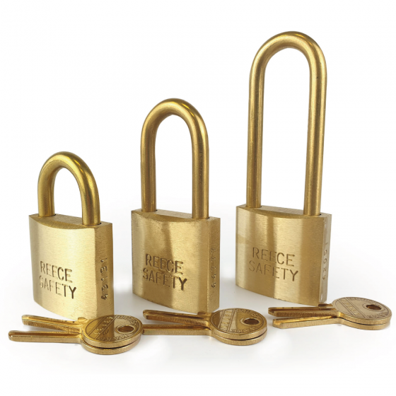 Brass 38mm body Safety Padlocks group