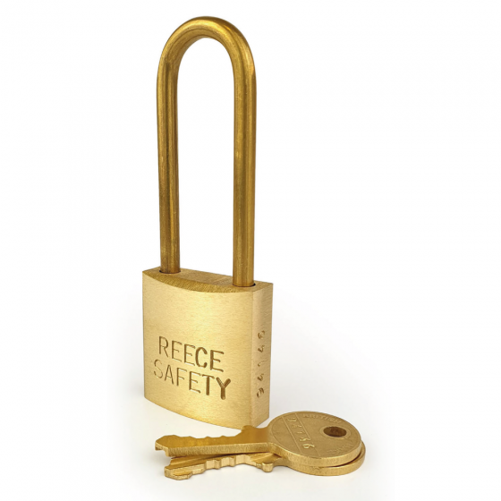 Brass 32mm body Safety Padlock-Keyed Alike-Long 