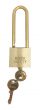 Brass 38mm body Safety Padlock -Master/Differ-Long 