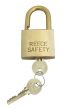 Brass 51mm body Safety Padlock-Keyed Alike-Standard