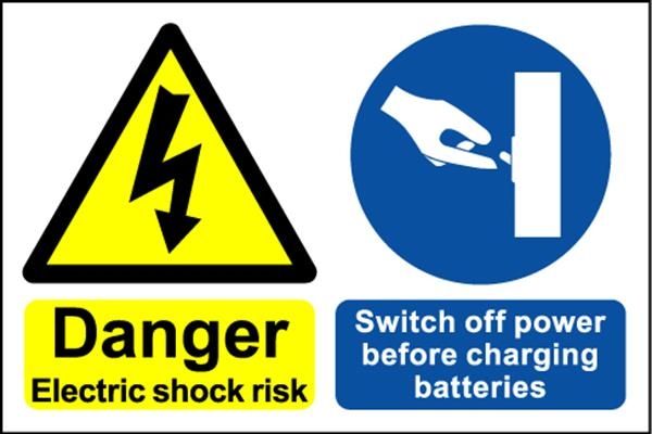 Danger Electric Shock - Safety Sign