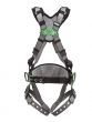 MSA V-FIT Harness, Back/Chest/Hip D-Ring, with Waist Belt, bayonet leg buckles - Standard