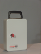 Mobile Key Cabinet with handle for 20 keys with a keyed lock