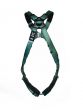 MSA V-FORM Harness, Back D-Ring, Push through (Qwik-Fit) Leg Clips