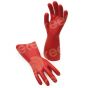 Insulating Latex Gloves 360mmL x 1.0mm thick 1000v Class 0 Size 08, RED