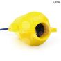 Industrial Small Plug Lockout Yellow