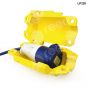 Industrial Small Plug Lockout Yellow