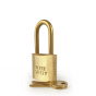 Brass 38mm body Safety Padlock -Keyed to Differ-Medium