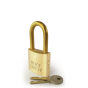 Brass 51mm body Safety Padlock-Keyed to Differ-Medium