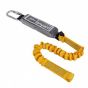 Ridgegear Single Leg Elasticated Webbing Lanyard & Shock Absorber