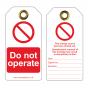 RLTT60 Danger - Do Not Operate Tuff Tags