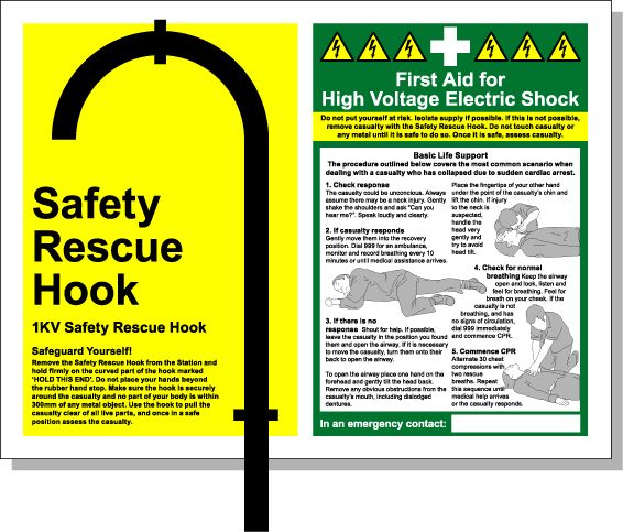  Safety Rescue Hook Station for 60kV hook 