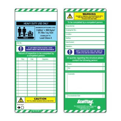 Load Classification inserts - Heavy Duty -  Blue - Pack of 50