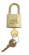 Brass 38mm body Safety Padlock -Master & Differ-Standard