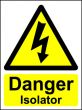 Danger Overhead Live Wires - Safety Sign