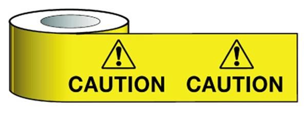  Barrier Warning Tape 75mmx100m Caution 