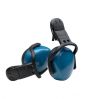 Left/Right, Earmuffs, Helmet Mounted, Medium, Blue (SNR 28)