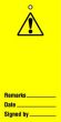 Lockout Tags Warning tag blank. Pack of 10 