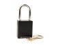 Aluminium Safety Padlock with 38mm Shackle-BLACK