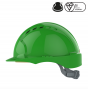 EvoGuard C2 Visor + EVO2 vented Safety Helmet Combined - Green