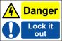 Danger Lock it Out - Safety Sign