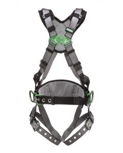 MSA V-FIT Harness, Back/Chest D-Ring, bayonet leg buckles