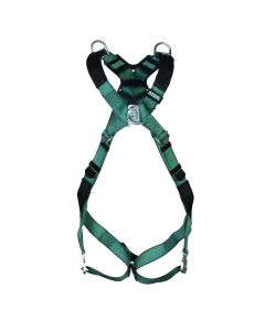 MSA V-FORM Harness, Back/Chest/Shoulder D-Ring, Bayonet Buckles