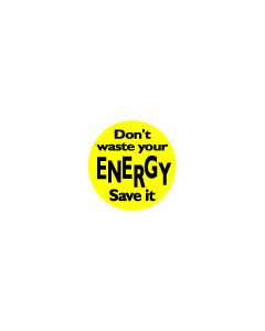 Energy Saving Labels Roll 250 32mm dia 