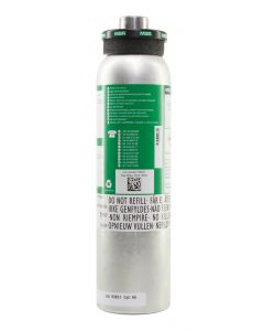 Calibration Gas Cylinder (58L), 1.45% CH4, 20 H2S, 60 CO, 15% O2